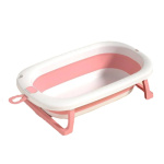 BBO SKLOPIVA KADICA (BL-BT338) - PINK Sklopiva kadica roze sa termalnim čepom za kupanje bebe