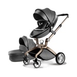 HOT MOM KOLICA ZA BEBE 2u1 (F22) - DARK GREY (sportsko sediste+korpa) - Slika 1