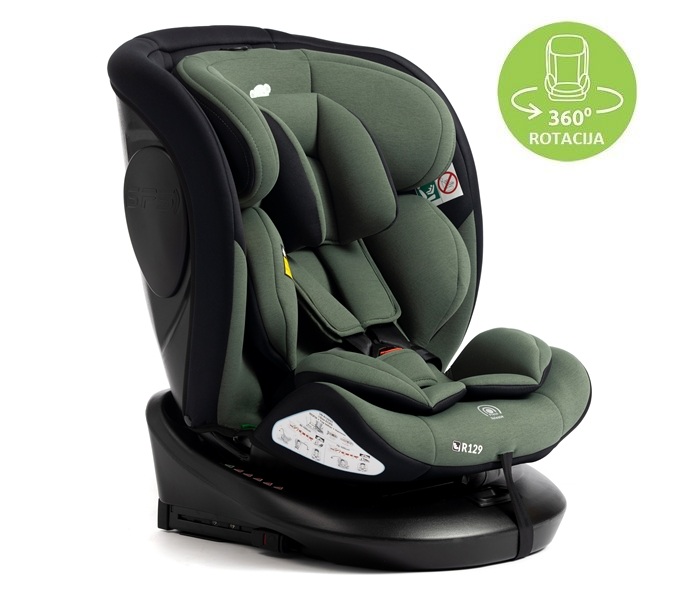 fr06green_01 BBO AUTO SEDISTE I-SIZE CRUSER ISOFIX (FR06) 40-150cm - GREEN