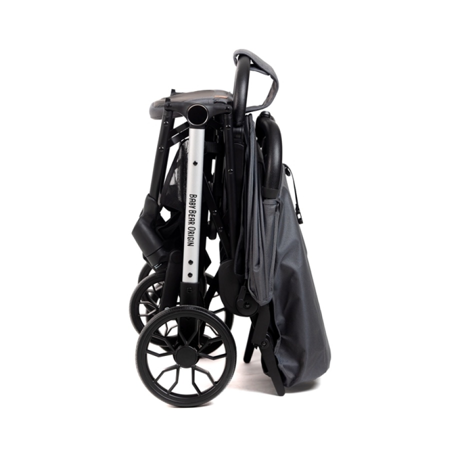 BBO KOLICA ZA BEBE (K868) COMPACT - DARK GREY Kolica za bebe Compact, tamno siva, sa zimskom navlakom u kompletu