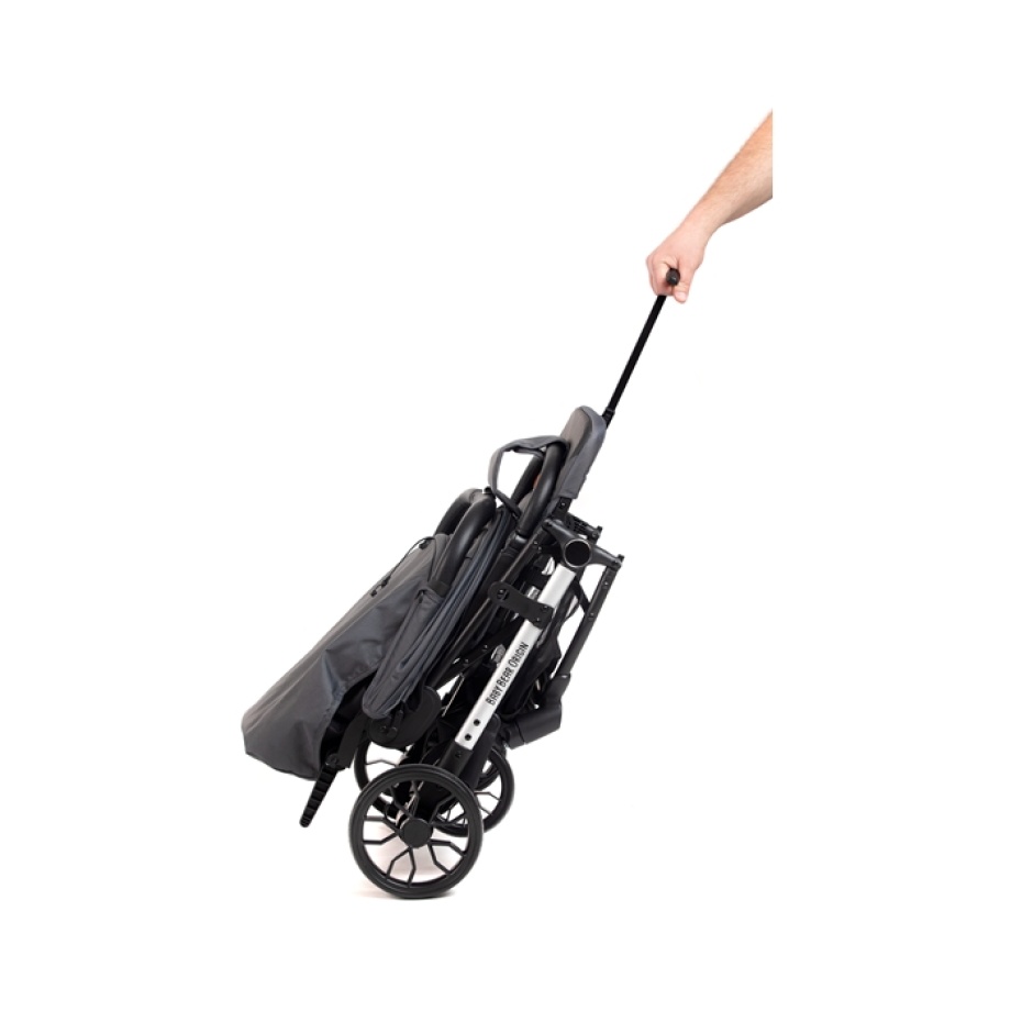 BBO KOLICA ZA BEBE (K868) COMPACT - DARK GREY Kolica za bebe Compact tamno siva boja, BBO brend