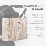 Torba za mame FLORENCE Secret Garden Beige - Slika 3