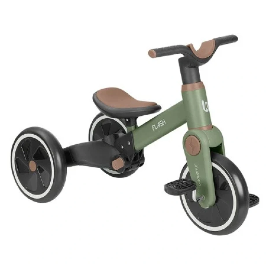 Tricikl FLASH 5in1 army green