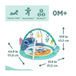 KIDS II BS DISNEY BABY PODLOGA ZA IGRU - STITCH PARTY IN PARADISE 17446 (0-36m) - Slika 2