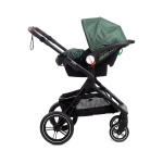 BBO KOLICA ZA BEBE (X1) DORY SET - GREEN Kolica za bebe BBO Dory set u sklopljenom položaju