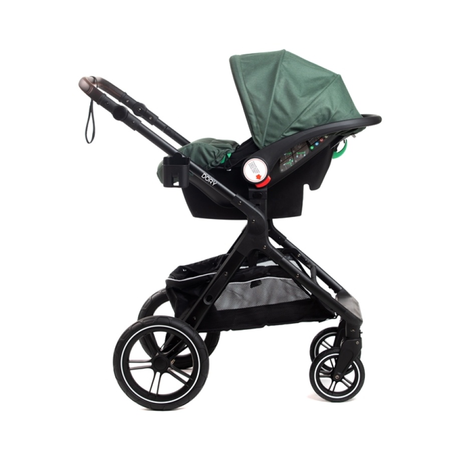 BBO KOLICA ZA BEBE (X1) DORY SET - GREEN Kolica za bebe BBO Dory set u sklopljenom položaju