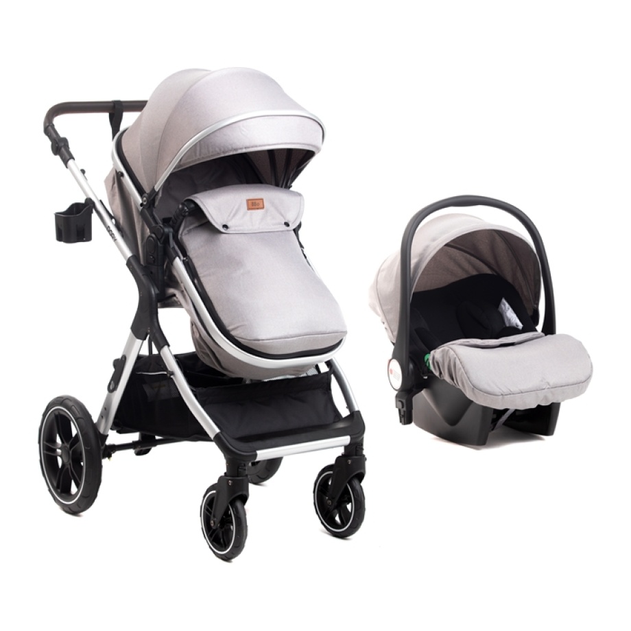 BBO kolica za bebe X1 Dory set siva Kolica za bebe BBO Dory set u sivoj boji