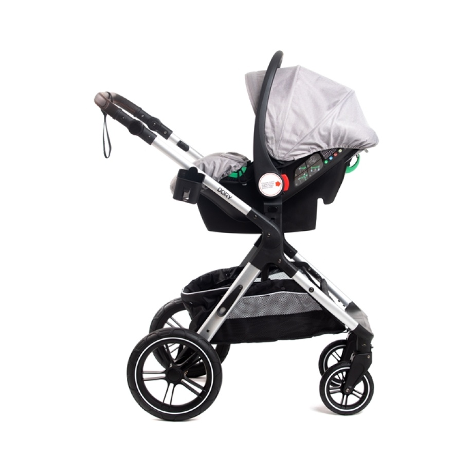 BBO KOLICA ZA BEBE (X1) DORY SET - GREY Kolica za bebe BBO Dory set u sklopljenom položaju