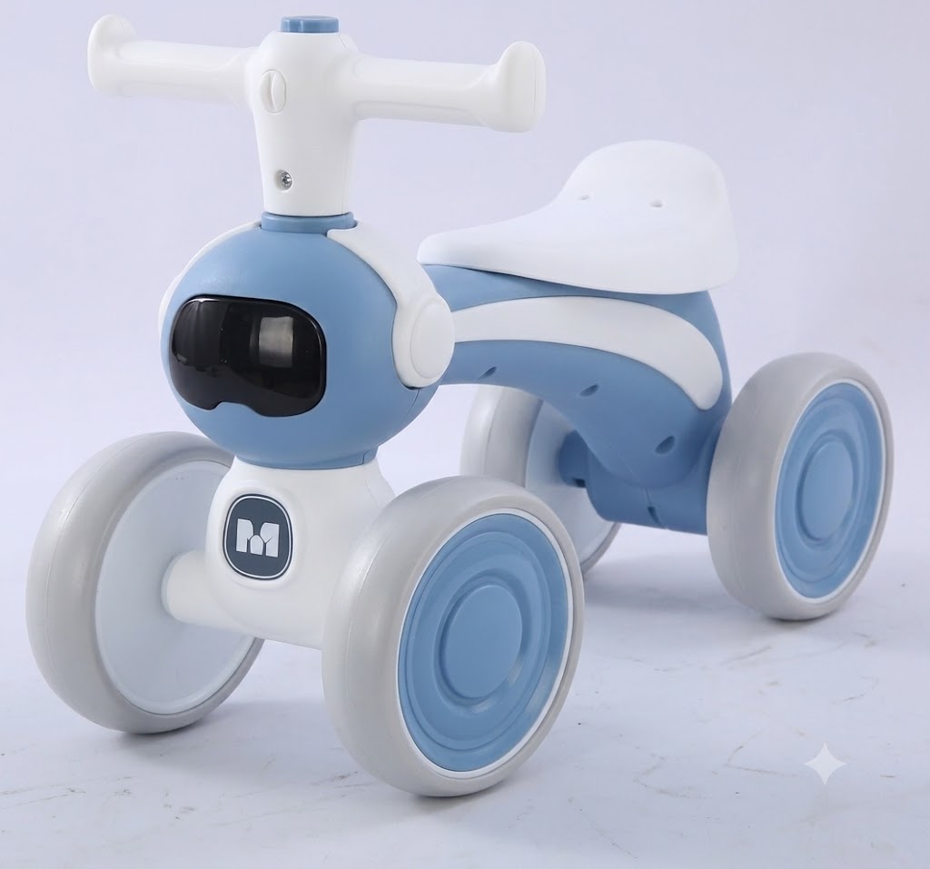 Guralica robot plava, bočni prikaz sa PU točkovima