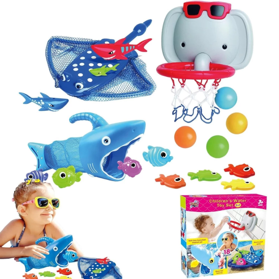 Ajkula 3 u 1 set za kupanje Ajkula 3 u 1 set za kupanje