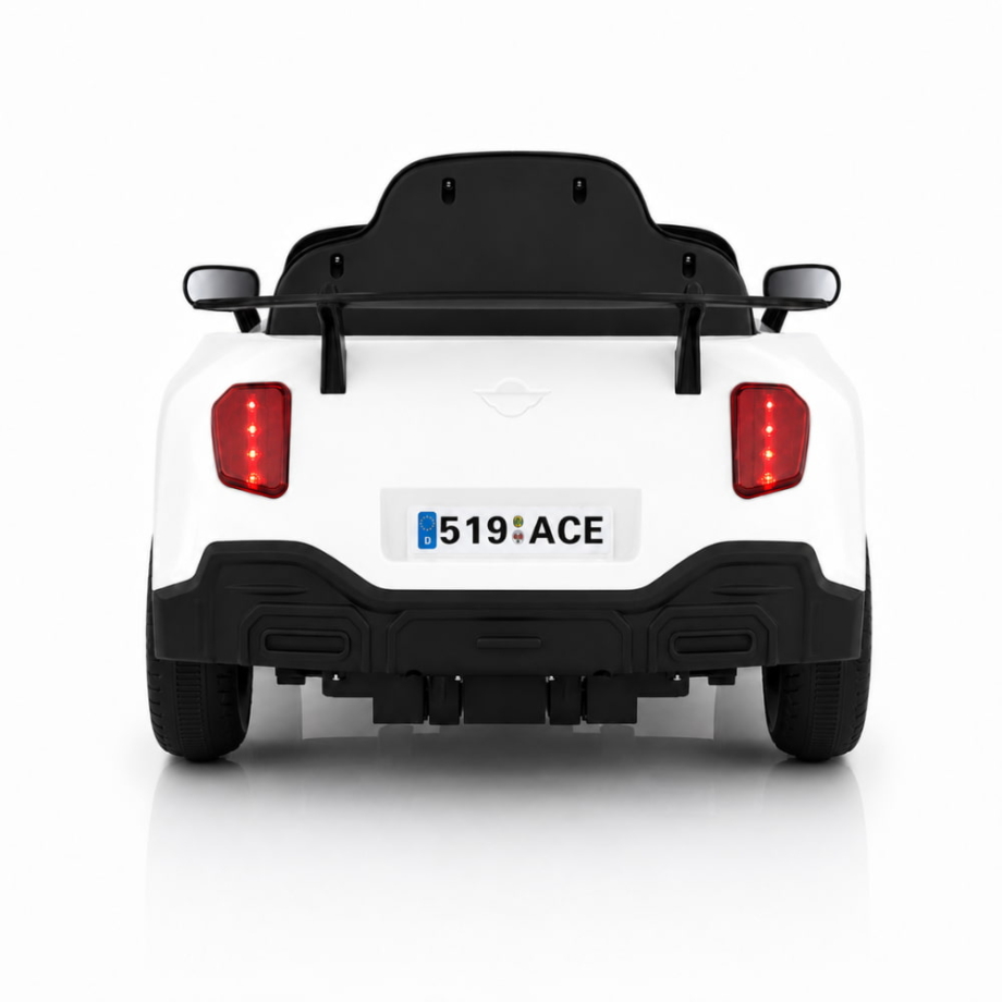 Automobil na akumulator Ace One beli sa LED svetlima