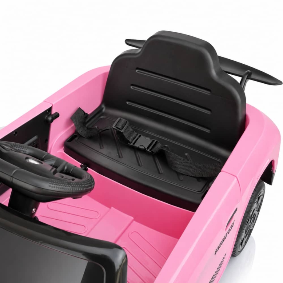 Ace One roze automobil na akumulator sa LED svetlima