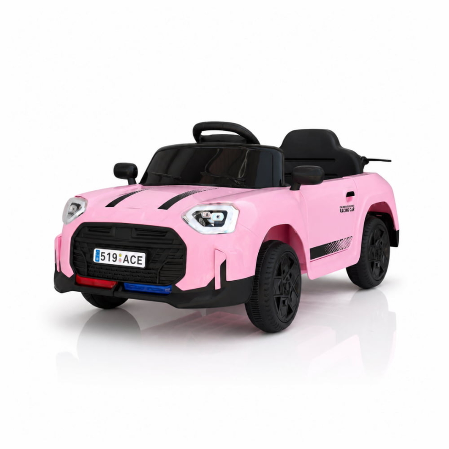 Ace One roze automobil na akumulator, dečije vozilo dužine 108 cm