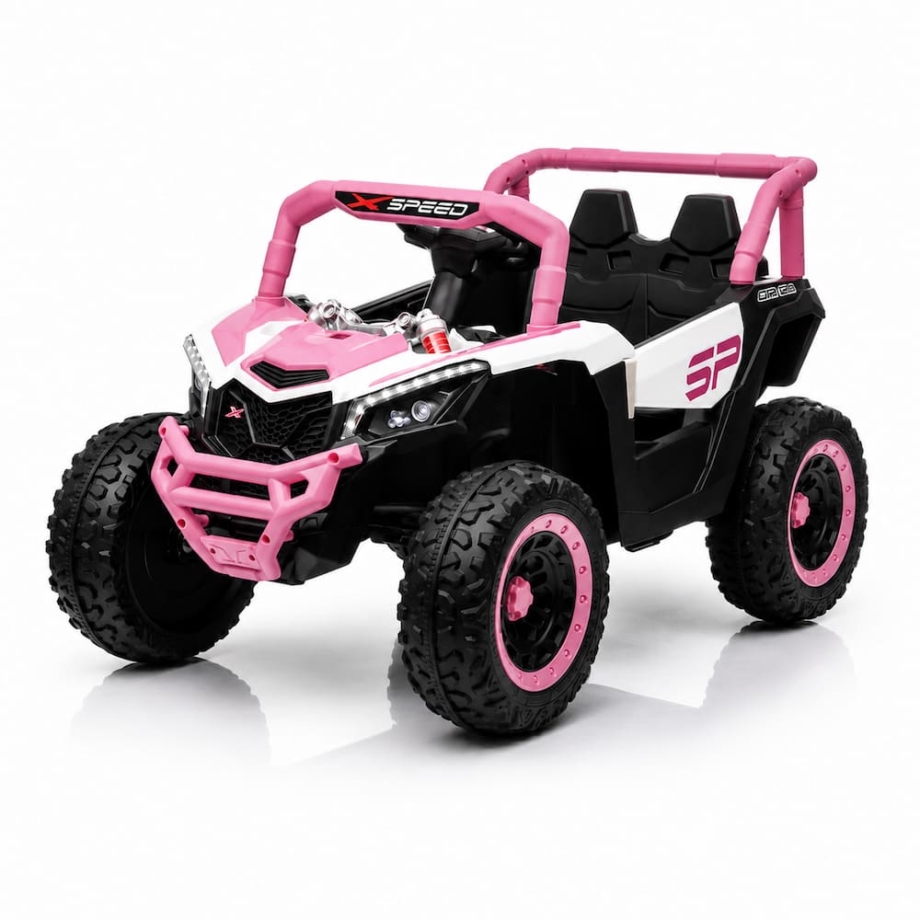 Buggy X-Speed roze džip na akumulator, dečije vozilo 12V