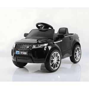 Rapid Racer Mini crni džip na akumulator, terensko dečije vozilo 6V