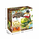 Društvena igra - Dino money Dino money – kasica u obliku dinosaurusa i novčići