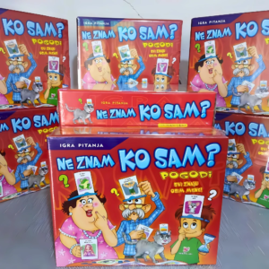 Ne znam ko sam – peščani sat, žetoni i trake za glavu iz kompleta