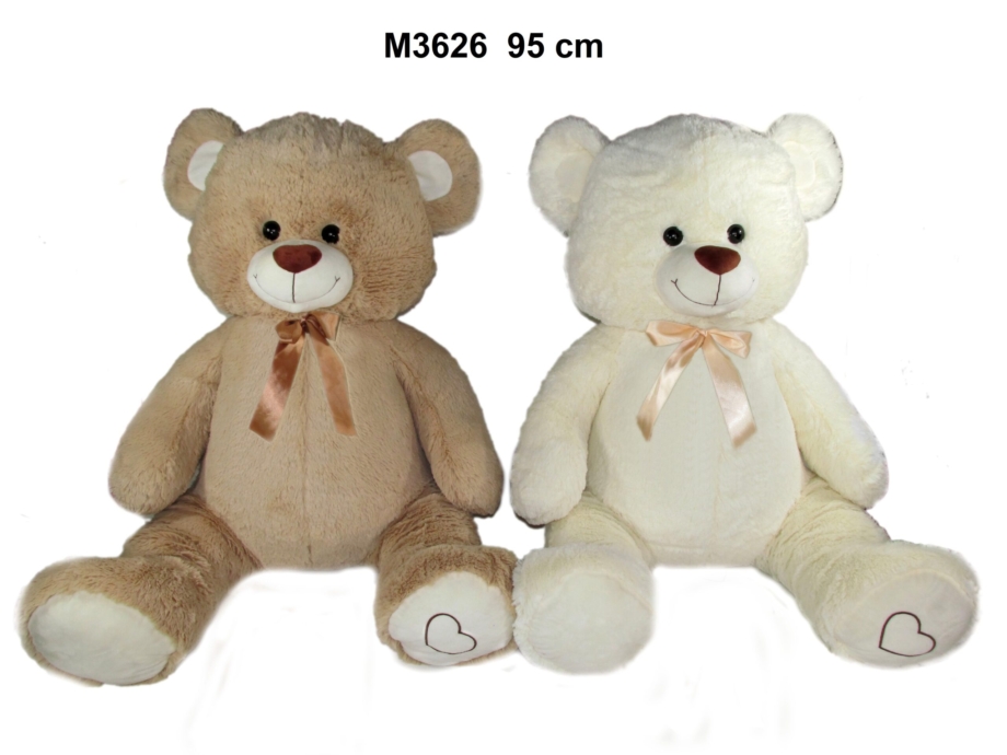 Plišani meda sa mašnom 95cm 160270 Meda 100cm160270