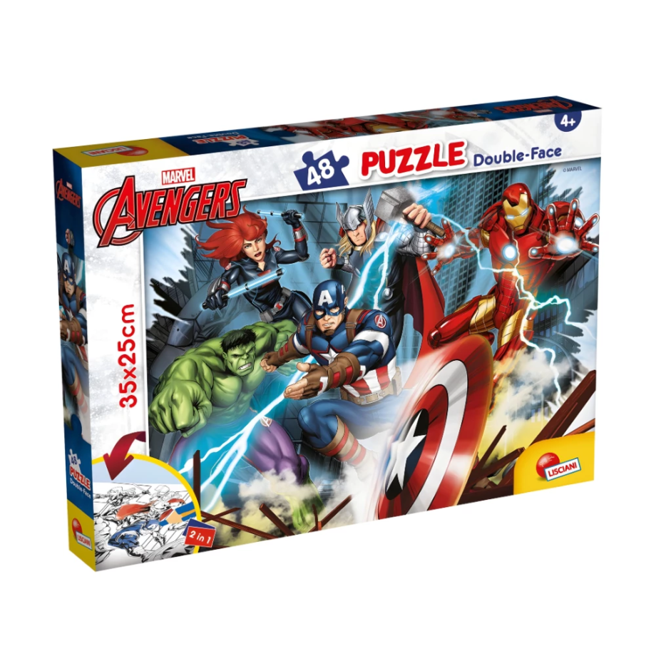 Slagalica Marvel Avengers 2 u 1