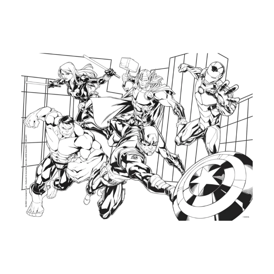 Slagalica Marvel Avengers 2 u 1