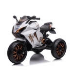 NINJA beli motor na akumulator, veliki dečiji motor sa tri točka