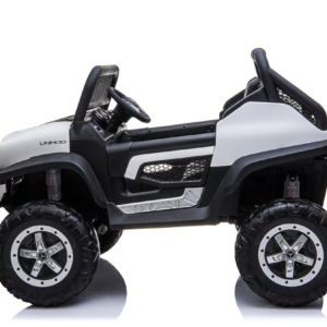 Mercedes Unimog 4x4 – Beli Licencirani – Auto na akumulator za decu Mercedes Unimog 4x4 – Beli Licencirani – Auto na akumulator za decu - Slika 3