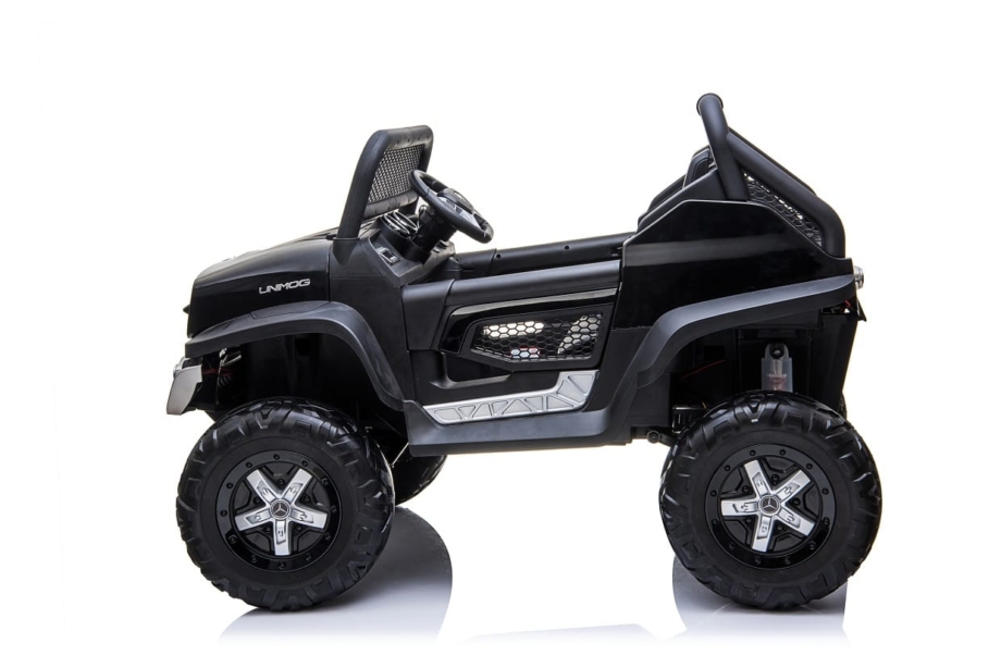 Mercedes Unimog 4x4 – Crni Licencirani – Auto na akumulator za decu