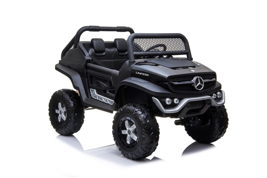Mercedes Unimog 4x4 – Crni Licencirani – Auto na akumulator za decu