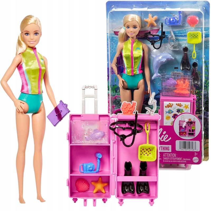 Barbie marine biolog lutka sa mobilnom laboratorijom