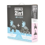 BYOX Roleri Double 2in1 30-33 - Turquoise BYOX Roleri Double 2in1 30-33 - Turquoise