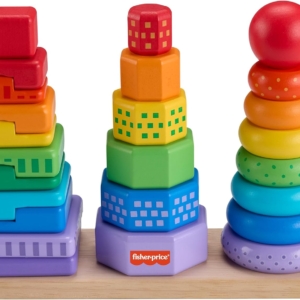 Fisher Price Drvena igračka za slaganje i sortiranje oblika Fisher Price Drvena igračka za slaganje i sortiranje oblika 7