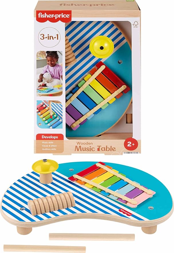 Fisher Price Drveni ksilofon za mališane Fisher Price Drveni ksilofon za mališane