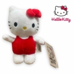Hello Kitty crvena plišana igračka 25 cm sa mašnom