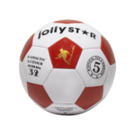 Fudbalska lopta Jollystar Euro crveno bela