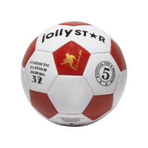 Fudbalska lopta Jollystar Euro crveno bela