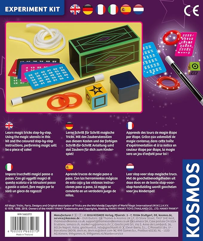 Magični trikovi Kosmos – sadržaj seta