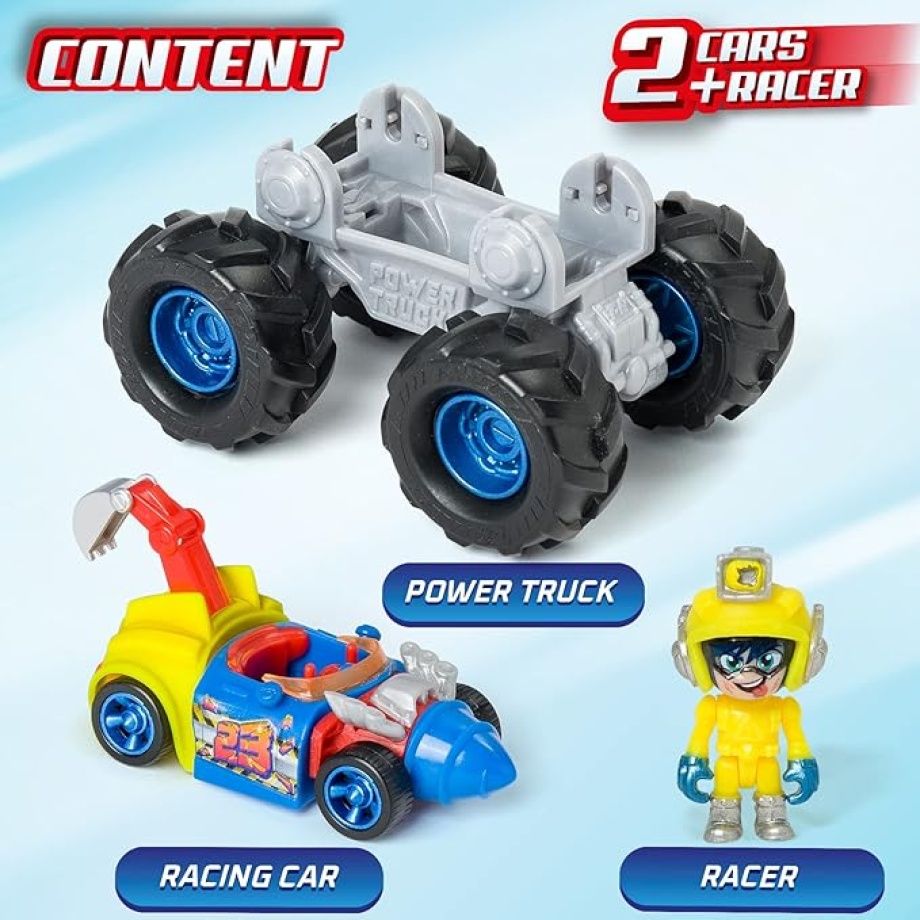 T-Racers Turbo Truck – Turbo Digger 2-u-1 5