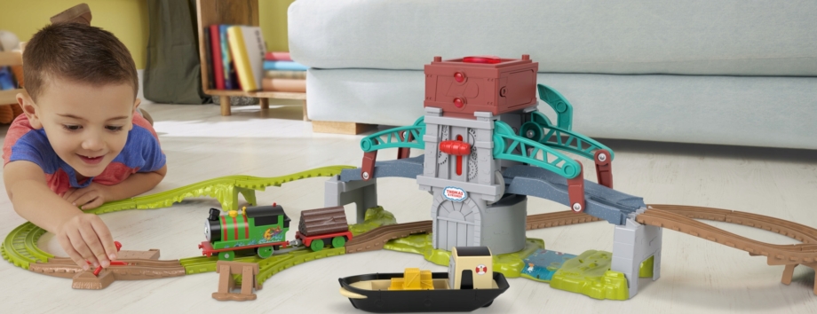 Thomas i prijatelji – Lokomotiva i podizni most Fisher-Price 3
