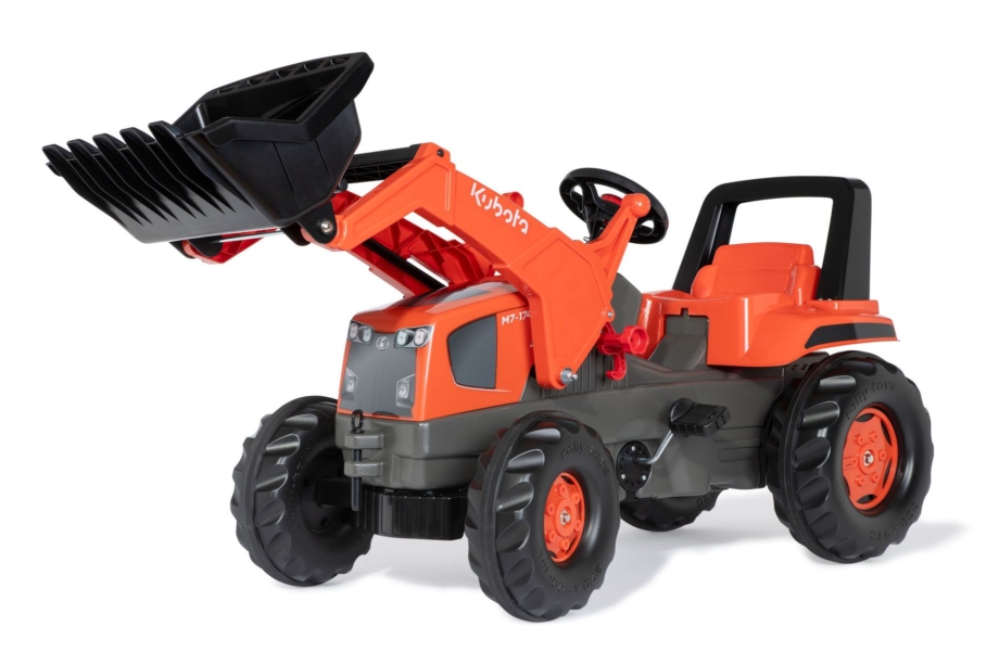 Traktor Junior Kubota sa prednjim utovarivačem Traktor Junior Kubota sa prednjim utovarivačem