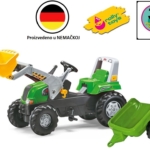 Traktor Junior sa kašikom i prikolicom zel.