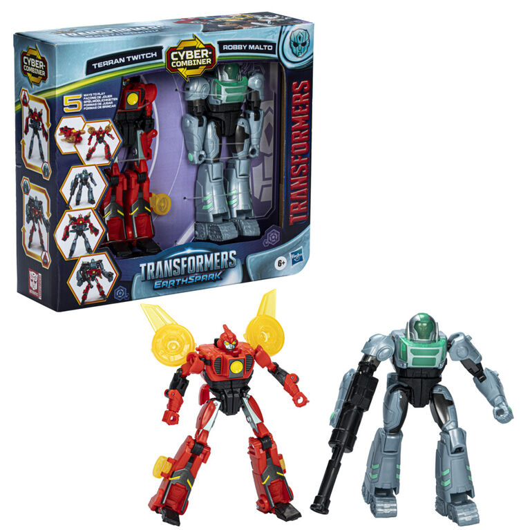 Transformers EarthSpark – Cyber-Combiner Terran Twitch i Robby Malto Transformers EarthSpark – Cyber-Combiner Terran Twitch i Robby Malto