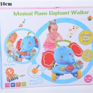 Šetalica slon Muzička šetalica slon za prve korake