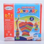 Kreativni set pesak Sand Art sa bočicama i peskom u boji