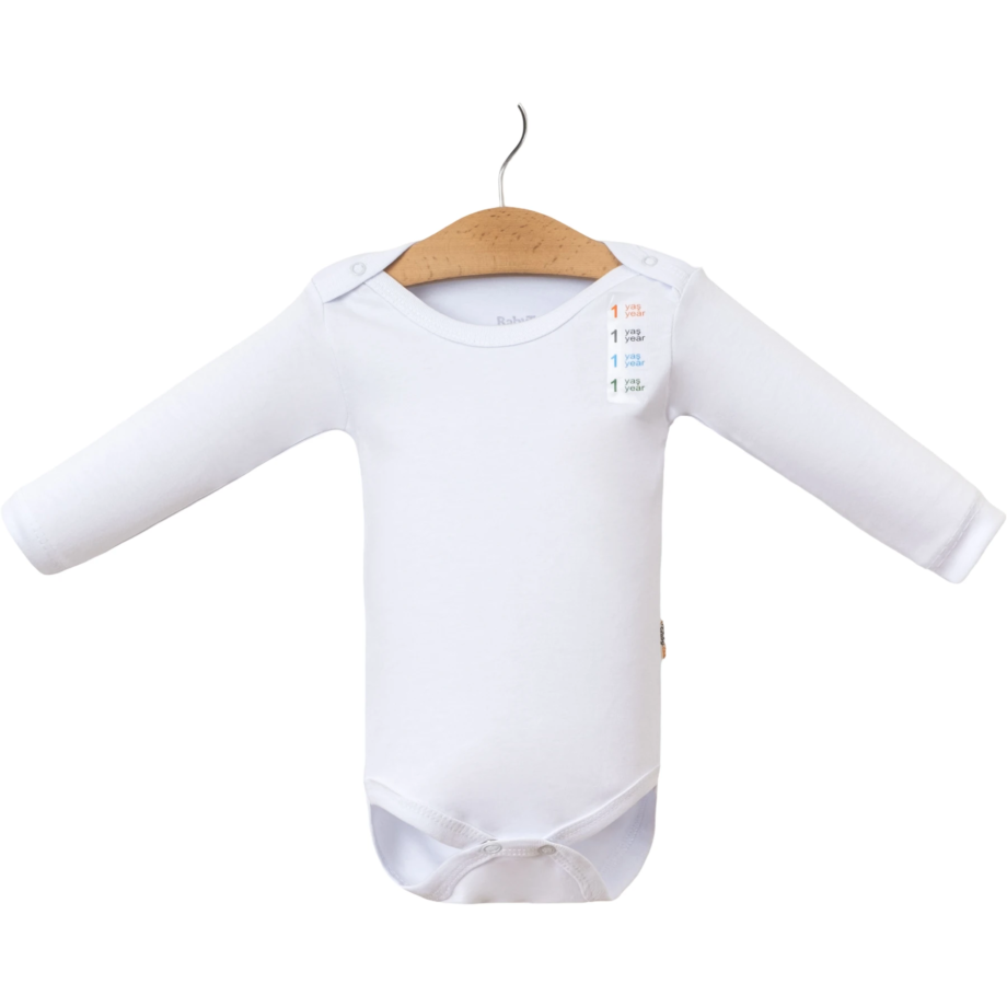 Beli bodi za bebe Beli bodi za bebe, veličine od 1 do 9 meseci
