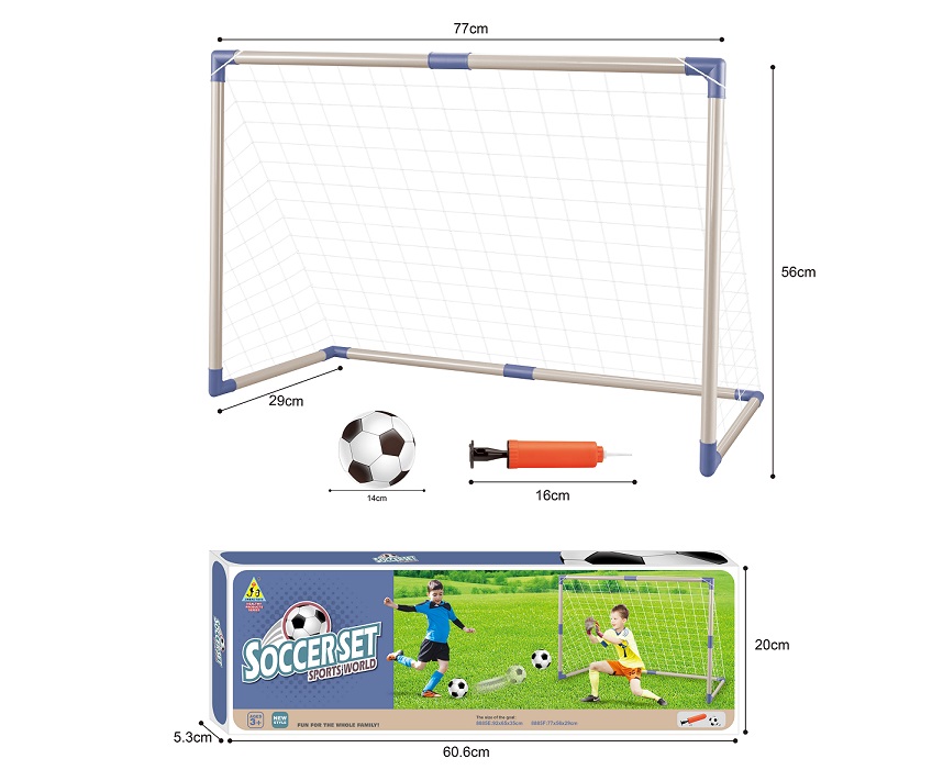 Fudbalski gol sa loptom Fudbalski gol 77 cm sa loptom i pumpom