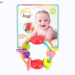 Zvečka lopta za bebe sa šarenim delovima