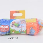 Jastuk valjak za bebe sa zvečkama Zoo Animals