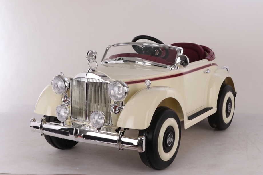 3540013-4R-BEIGE-1 Auto na baterije Retro RR – 12V sa 4 motora i daljinskim upravljačem | Bež