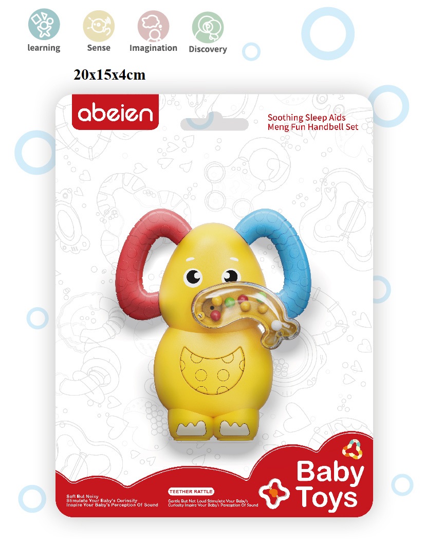 Zvečka i glodalica slon za bebe