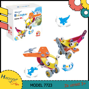 Konstruktor set 2 u 1 avion